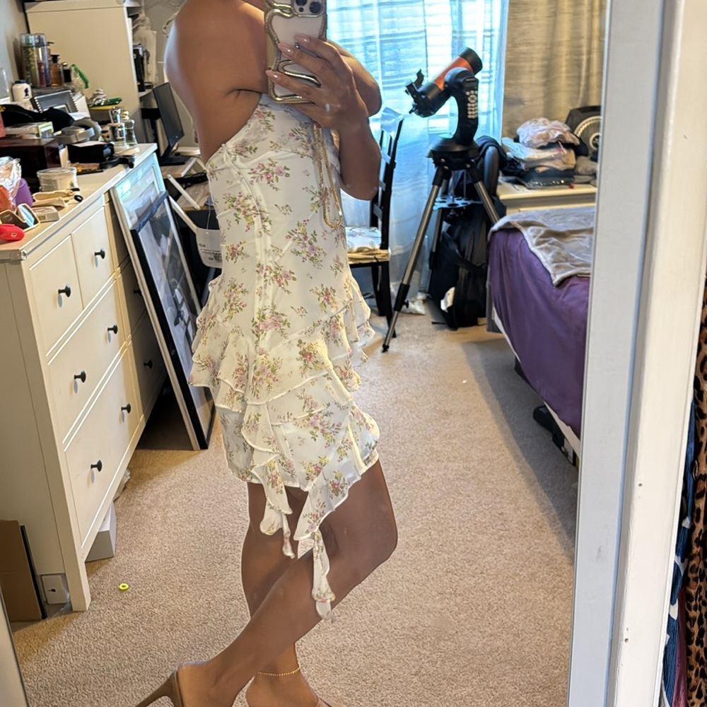 Forever 21 Floral Ruffle Tank Top - Picture 5 of 6